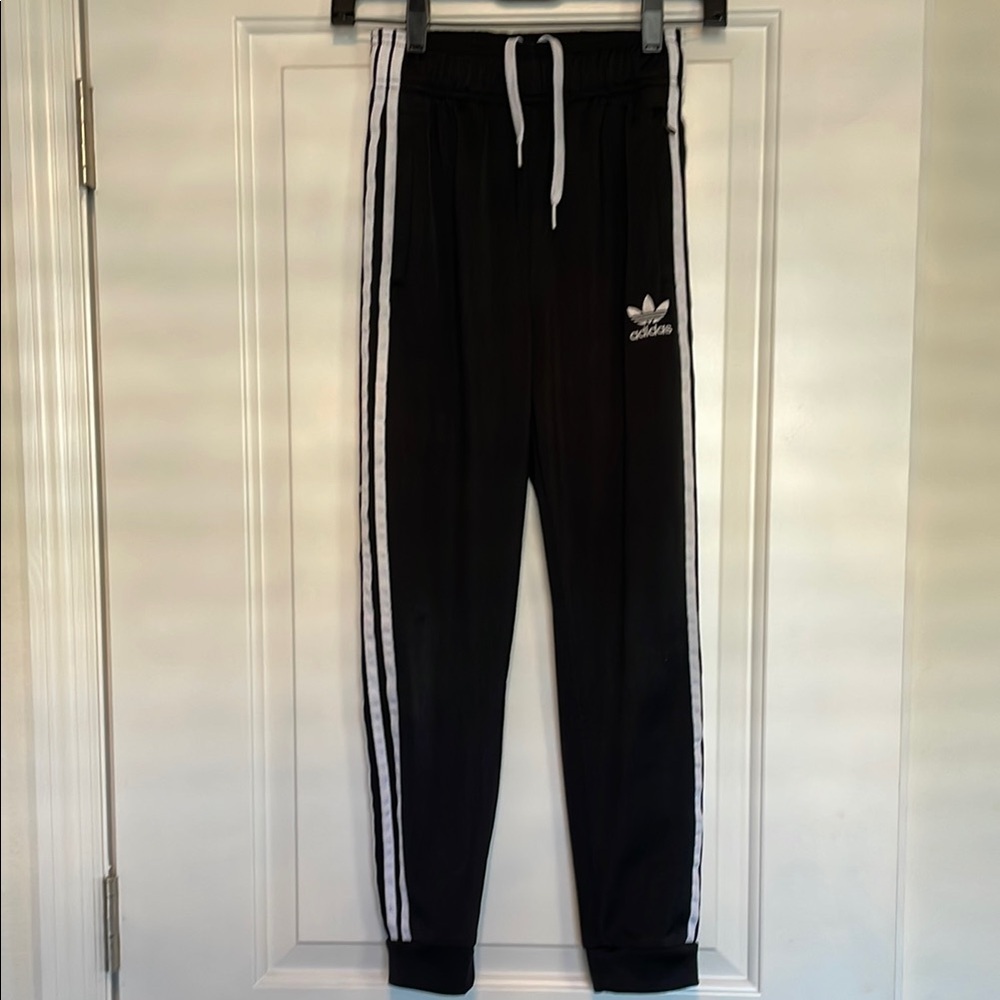 Adidas Kids Black Track Pants